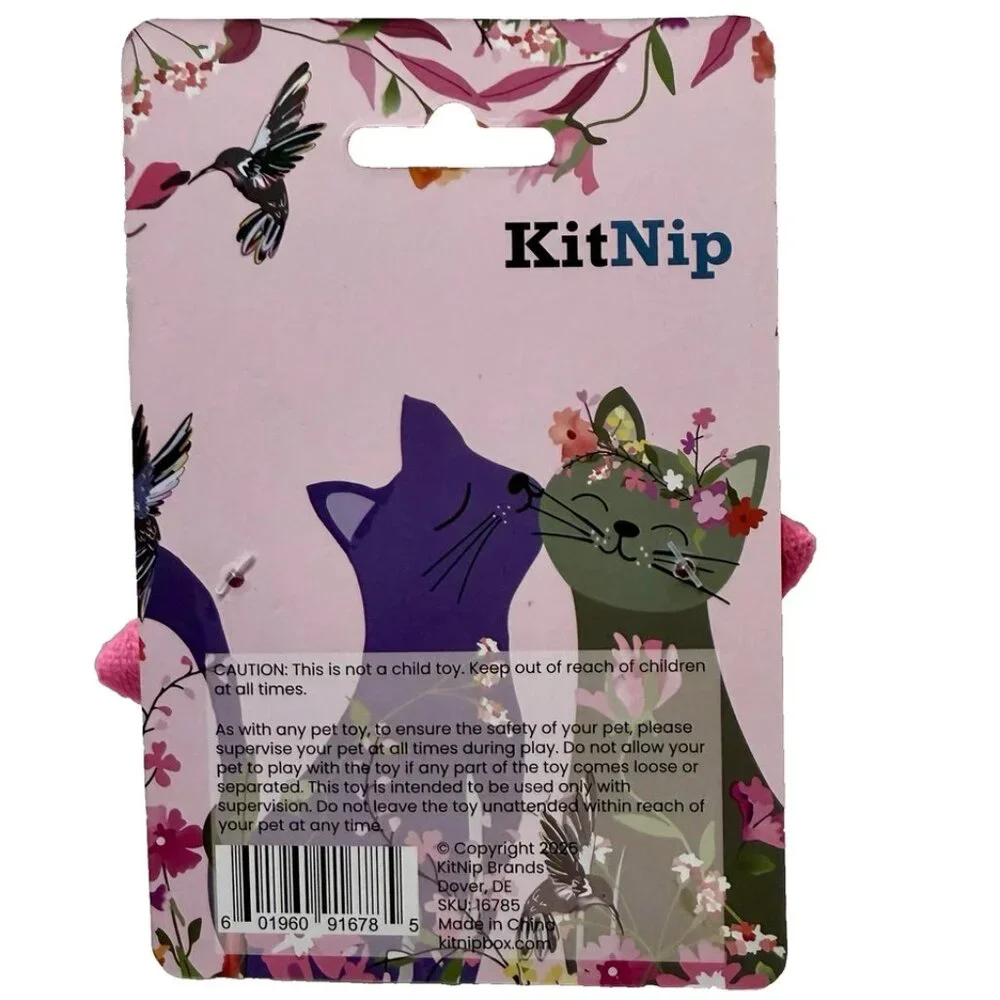 KitNip Kitty Cat LOVE Interactive Catnip Lips Plush Bird Lot of 4 Toys New